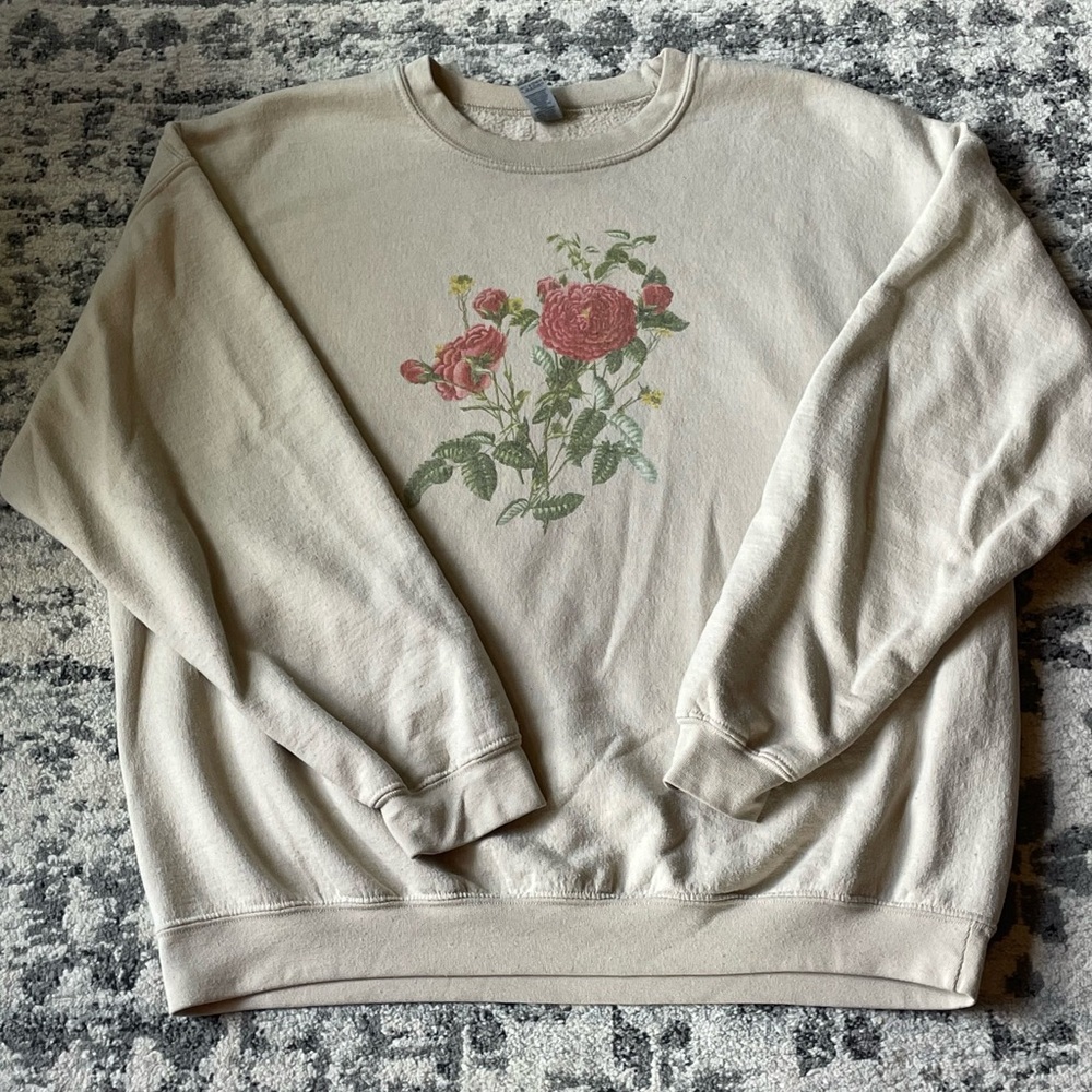Floral sweatshirt